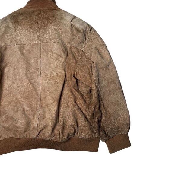 American Vintage 80s Women’s Pelle Suede Leather Jacket Made In Korea Medium - Picture 7 of 11